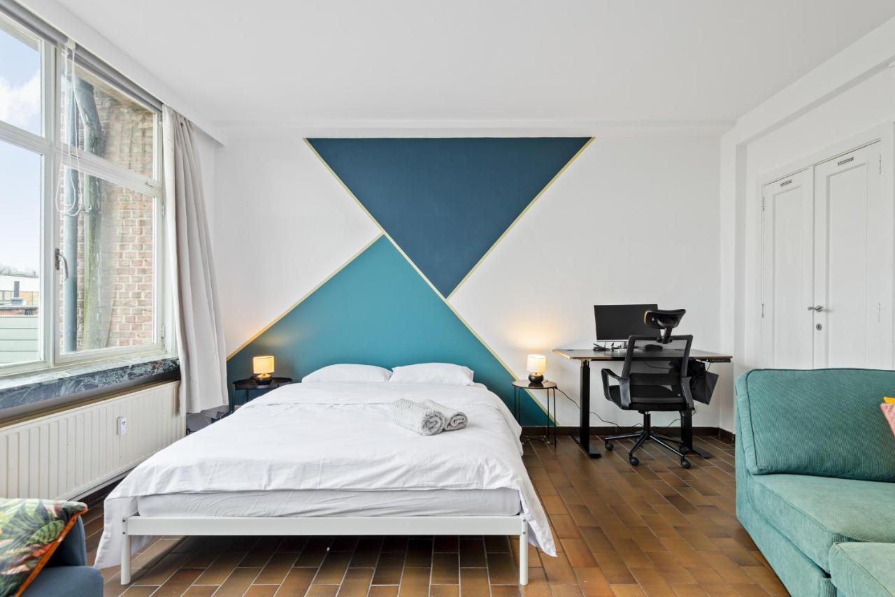 Cozy Antwerp - Cityview Studio Free Parking Bagian luar foto
