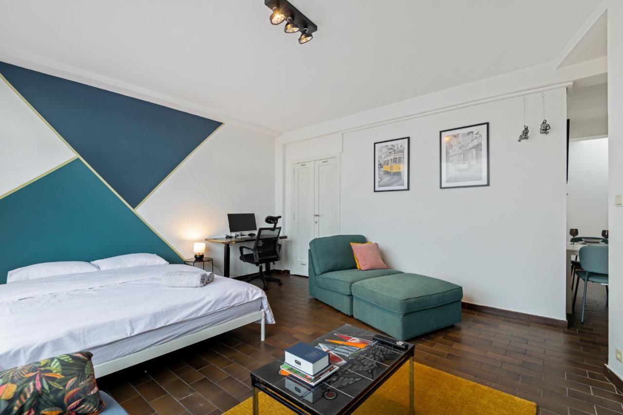 Cozy Antwerp - Cityview Studio Free Parking Bagian luar foto