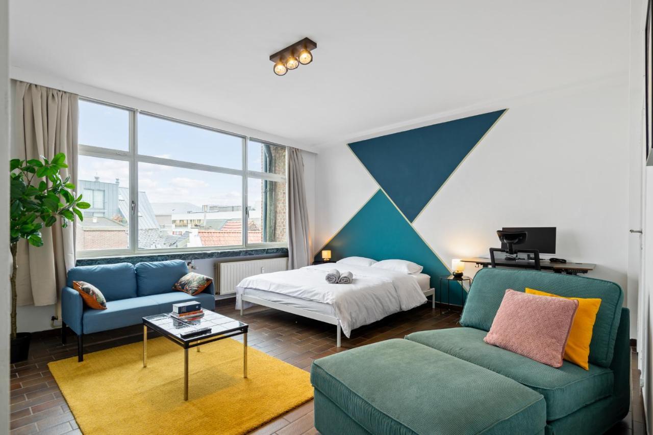 Cozy Antwerp - Cityview Studio Free Parking Bagian luar foto