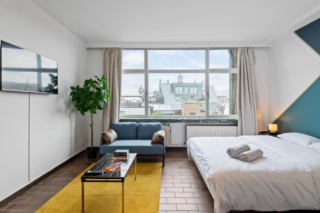 Cozy Antwerp - Cityview Studio Free Parking Bagian luar foto